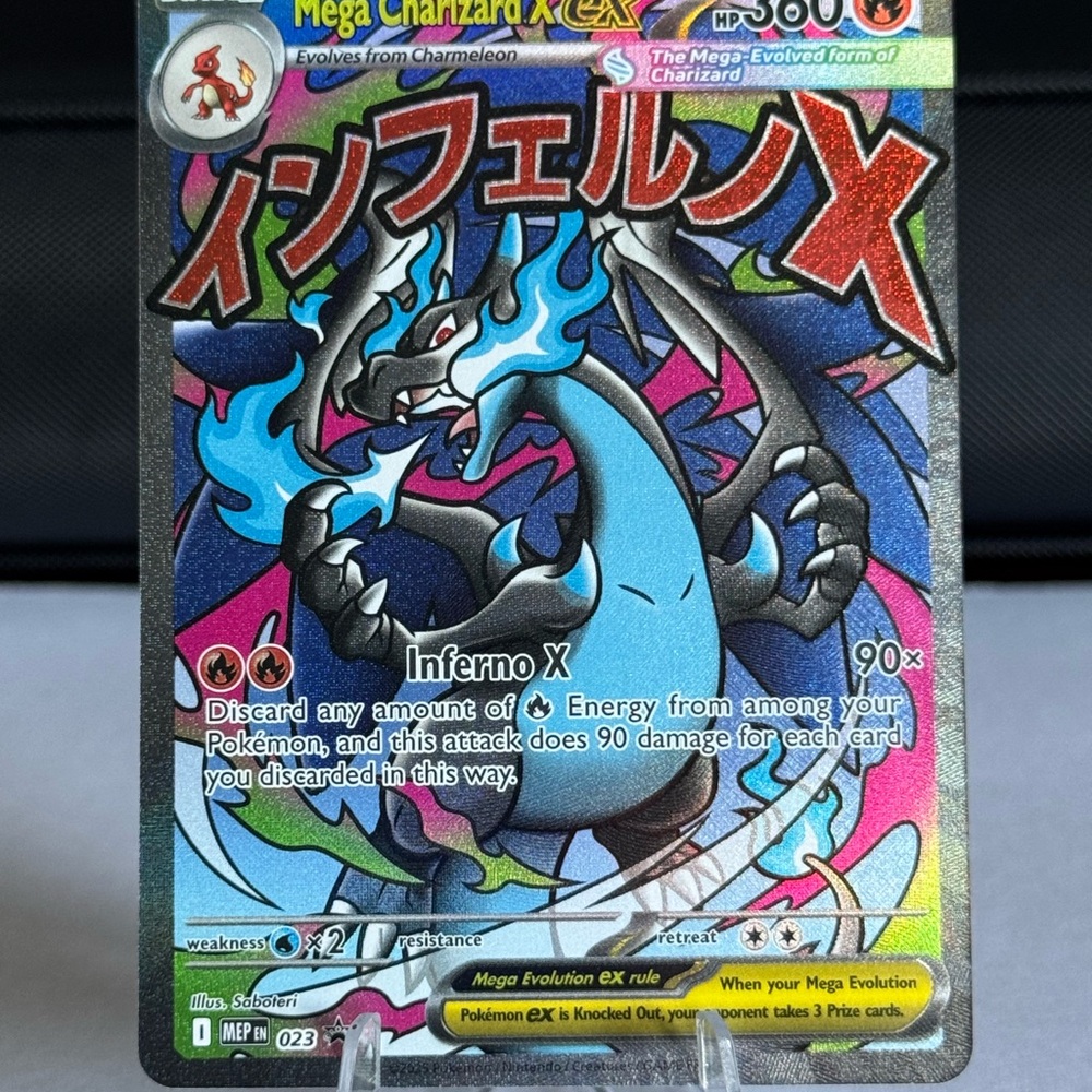 Mega Charizard X EX Black Star Promo 023 Pokémon Card - Near Mint NM